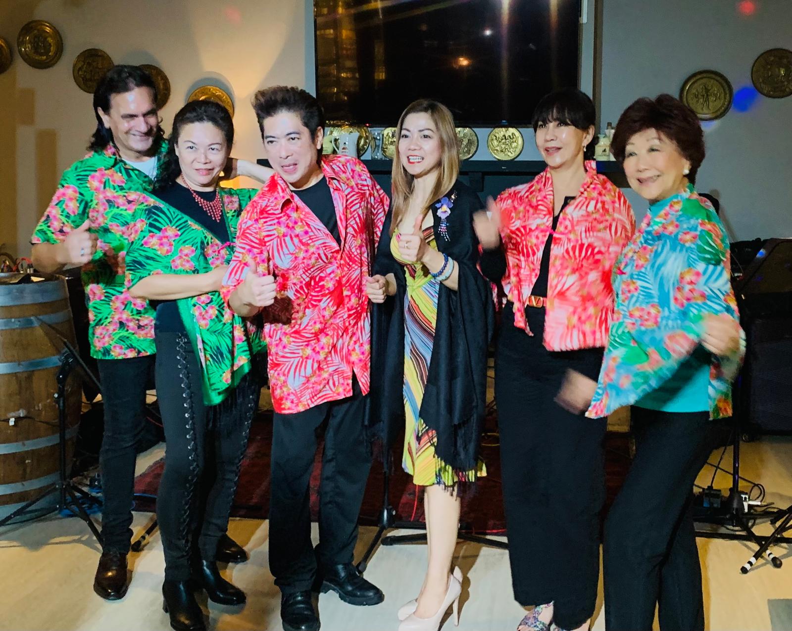 Phalaenopsis orchid cape styled in Singapore by The Singapore Shawl